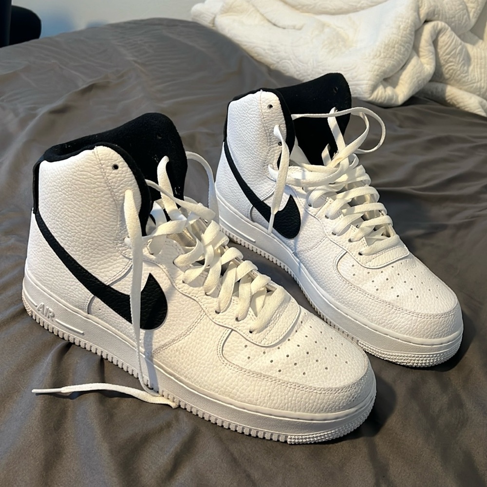 White and Black Air Force 1s
